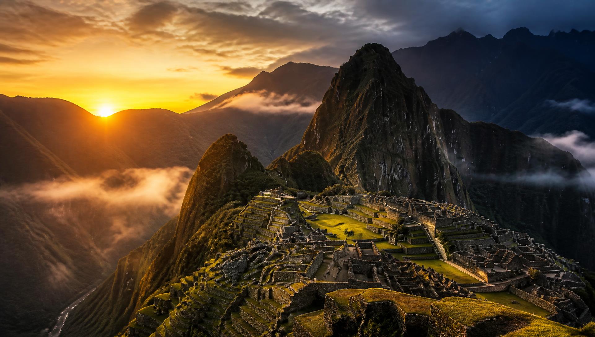 Machu Picchu at sunrise